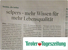 selpers in der Tiroler Tageszeitung März 2018
