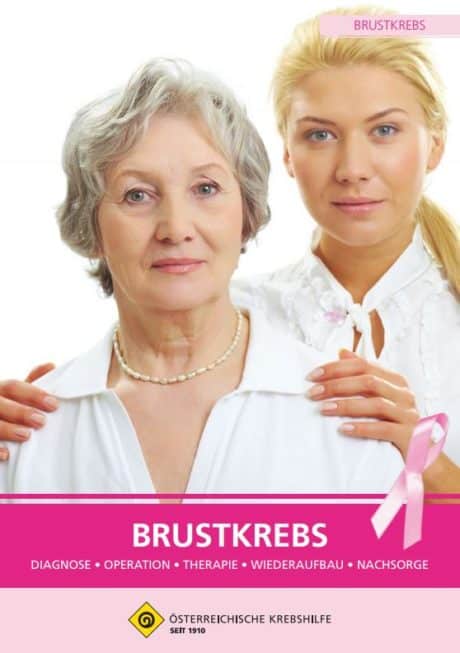 Broschüre Krebshilfe Brustkrebs