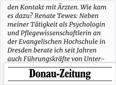 selpers in Donau Zeitung
